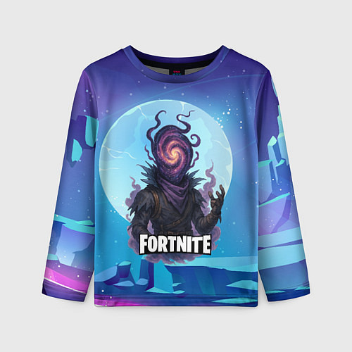 Детский лонгслив Рейвен Fortnite / 3D-принт – фото 1