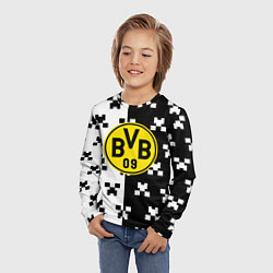 Лонгслив детский Borussia pattern minecraft, цвет: 3D-принт — фото 2