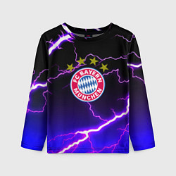 Детский лонгслив Bayern Mnchen молнии шторм