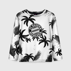 Лонгслив детский Бавария Мюнхен тропики, цвет: 3D-принт