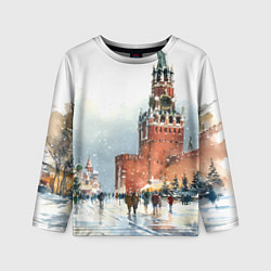 Детский лонгслив Новогодний Кремль