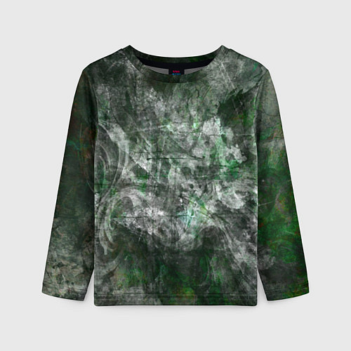 Детский лонгслив Абстракция - acid boom / 3D-принт – фото 1