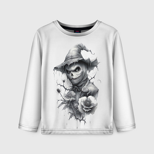 Детский лонгслив Eerie Scarecrow / 3D-принт – фото 1