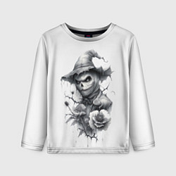 Лонгслив детский Eerie Scarecrow, цвет: 3D-принт