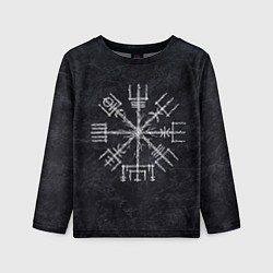 Детский лонгслив Мистический компас рун вегвизир