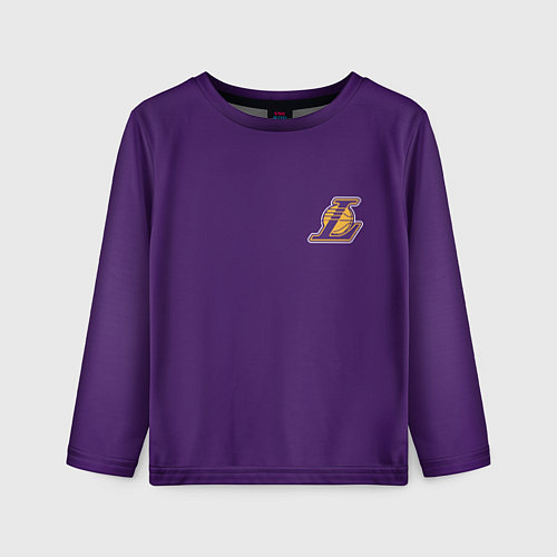 Детский лонгслив NBA Lakers / 3D-принт – фото 1
