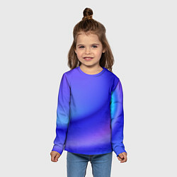 Лонгслив детский The color is multicolored, цвет: 3D-принт — фото 2