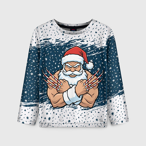 Детский лонгслив Сантамаха / 3D-принт – фото 1