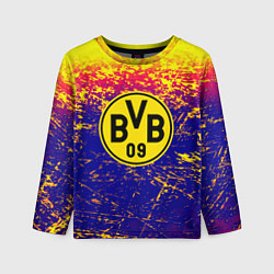 Лонгслив детский Borussia краски, цвет: 3D-принт