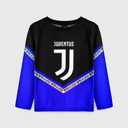 Детский лонгслив Ювентус япония геометрия