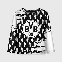 Детский лонгслив Borussia люди краски
