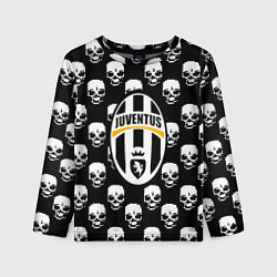 Детский лонгслив Ювентус черепа