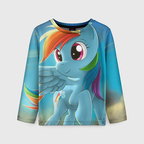 Детский лонгслив My littlle pony / 3D-принт – фото 1