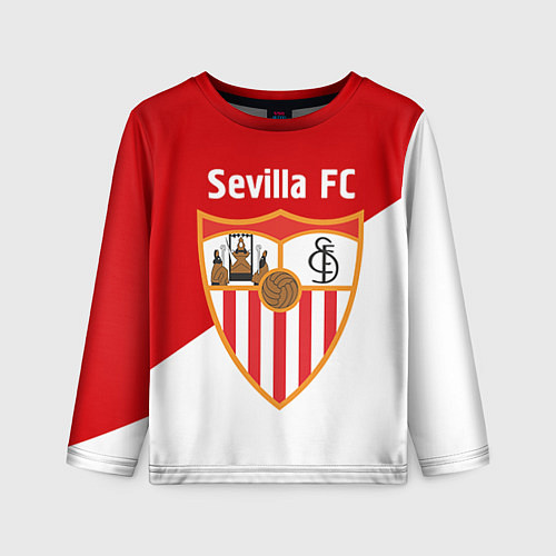 Детский лонгслив Sevilla FC / 3D-принт – фото 1