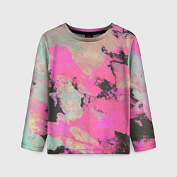 Лонгслив детский Краска, цвет: 3D-принт