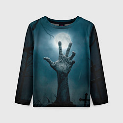 Лонгслив детский Рука, цвет: 3D-принт