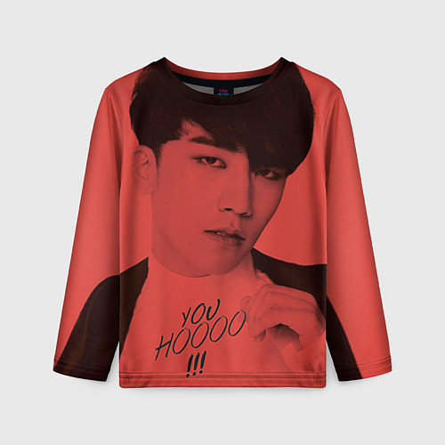 Детский лонгслив Big bang: You Hoooo / 3D-принт – фото 1