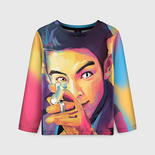 Детский лонгслив Big Bang Art / 3D-принт – фото 1