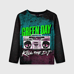 Лонгслив детский Green Day: Kill the DJ, цвет: 3D-принт