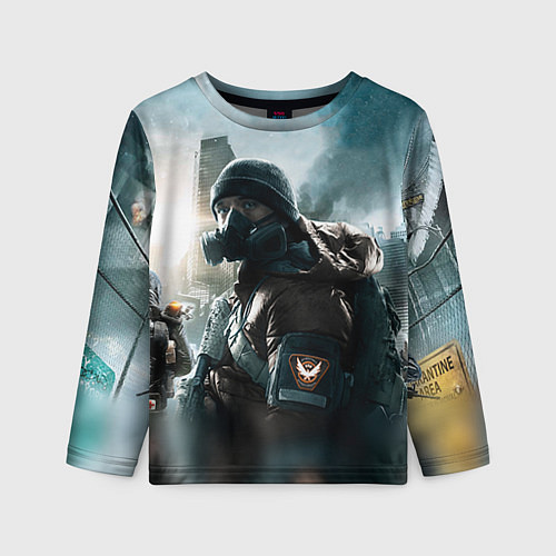Детский лонгслив Division 1 / 3D-принт – фото 1