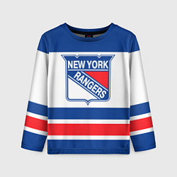 Лонгслив детский New York Rangers, цвет: 3D-принт