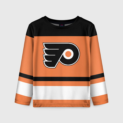 Детский лонгслив Philadelphia Flyers / 3D-принт – фото 1