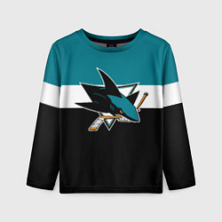 Лонгслив детский San Jose Sharks, цвет: 3D-принт