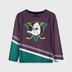 Лонгслив детский Anaheim Ducks Selanne, цвет: 3D-принт