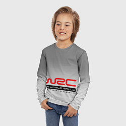 Лонгслив детский WRC, цвет: 3D-принт — фото 2