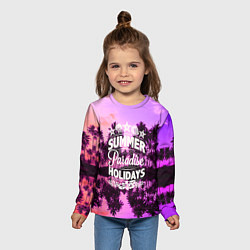 Лонгслив детский Hawaii dream 2, цвет: 3D-принт — фото 2