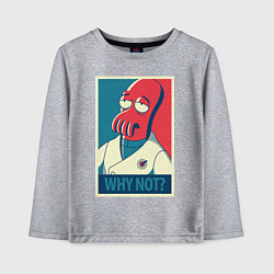 Детский лонгслив Zoidberg: Why not?