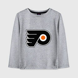 Лонгслив хлопковый детский Philadelphia Flyers, цвет: меланж