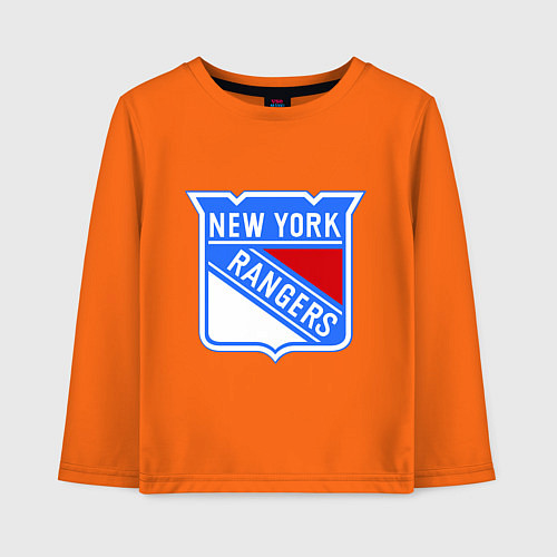 Детский лонгслив New York Rangers / Оранжевый – фото 1