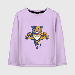 Лонгслив хлопковый детский Florida Panthers, цвет: лаванда