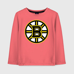 Лонгслив хлопковый детский Boston Bruins, цвет: коралловый