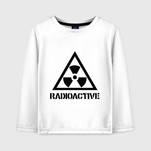 Детский лонгслив Radioactive / Белый – фото 1