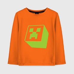Лонгслив хлопковый детский Green Creeper, цвет: оранжевый