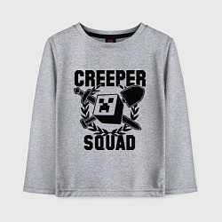 Детский лонгслив Creeper Squad