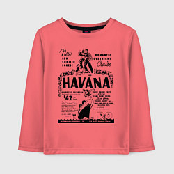 Детский лонгслив Havana Cuba