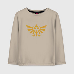 Лонгслив хлопковый детский The Legend of Zelda, цвет: миндальный