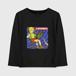 Лонгслив хлопковый детский The Offspring: Americana, цвет: черный