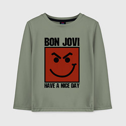 Детский лонгслив Bon Jovi: Have a nice day