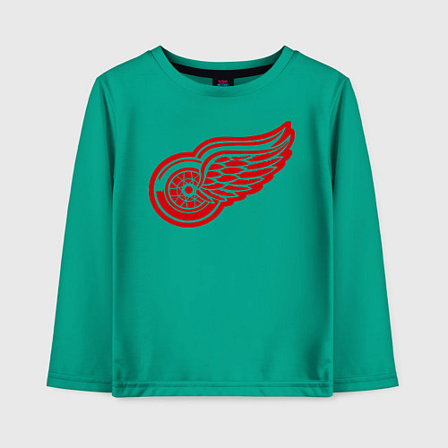 Детский лонгслив Detroit Red Wings: Pavel Datsyuk / Зеленый – фото 1