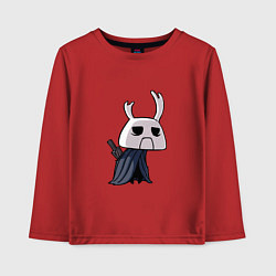Лонгслив хлопковый детский Hollow Knight, цвет: красный
