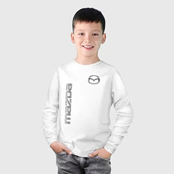Лонгслив хлопковый детский Mazda Style, цвет: белый — фото 2