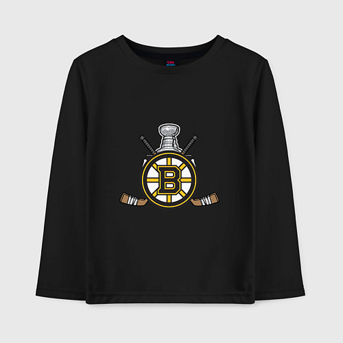 Детский лонгслив Boston Bruins Hockey / Черный – фото 1