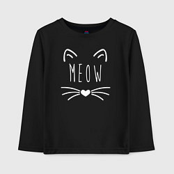 Детский лонгслив Meow