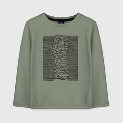 Лонгслив хлопковый детский Unknown Pleasures, цвет: авокадо