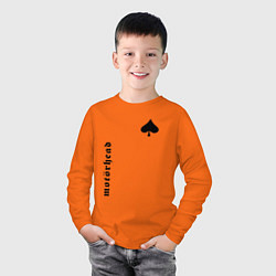 Лонгслив хлопковый детский Motrhead Peak, цвет: оранжевый — фото 2