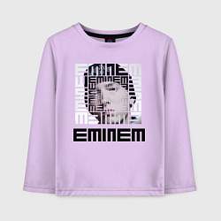 Лонгслив хлопковый детский Eminem labyrinth, цвет: лаванда